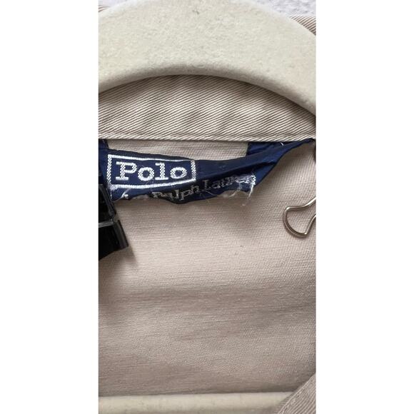 Men's Classic Khacki Zipper Jacket Polo Ralph Lauren Sz M 100% Cotton - Picture 4 of 8